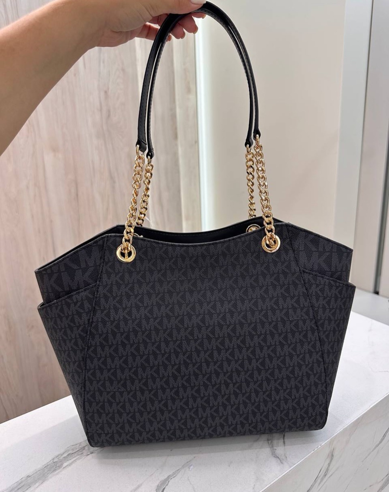 Bolsa Michael Kors Chain Black - Imagem 2